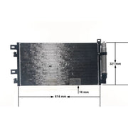Mahle Air Conditioning Condenser fits Mini Mini 2001-2008