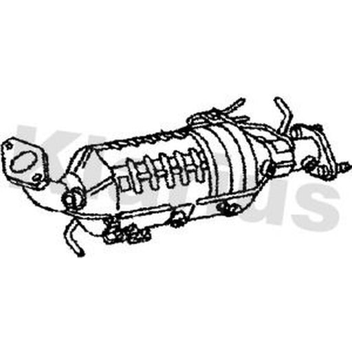 Klarius Diesel Particulate Filter T/A Centre fits Mazda 323 C 1994-1998 1.3