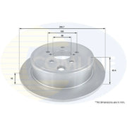 Comline Front & Rear Brake Discs & Pads fits Subaru Impreza 2007-2012 1.5