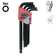 Teng Tools Ball Point Hex Key Set A 9 Pieces Teng Tools - Dynamic Drive