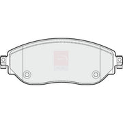 Apec Front Brake Pad Set fits Fiat Talento 2016 on 1.6