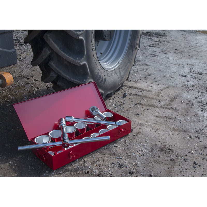 Sealey Premier Premier Socket Set 1"Sq Drive 22pc AK261 Sealey Premier - Dynamic Drive