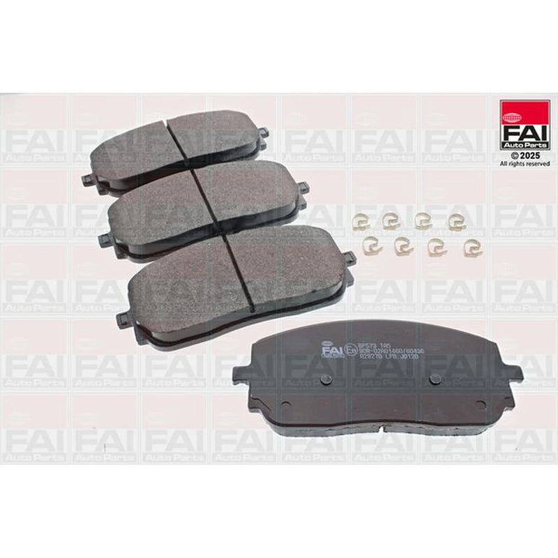 FAI Front Brake Pad Set fits Mercedes-Benz A-Class 2018-2019