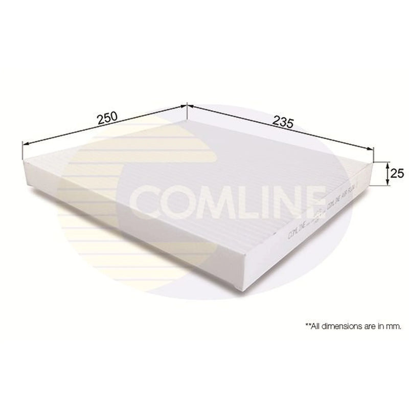 Comline Cabin Air Filter (Pollen Filter) fits Citroën Relay III 2006-2023