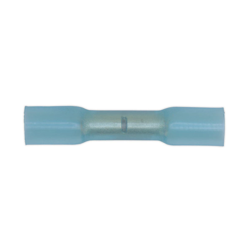 Sealey Heat Shrink Butt Connector Terminal 5.8mm Blue Pack of 100 BTSB100 Sealey  - Dynamic Drive
