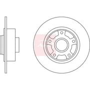 Apec Front & Rear Brake Discs & Pads fits Renault Scénic III 2009-2016