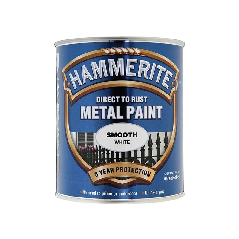 Hammerite Direct To Metal Smooth Paint 750ml White