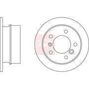 Apec 2 x Solid Rear Brake Discs DSK797-x2