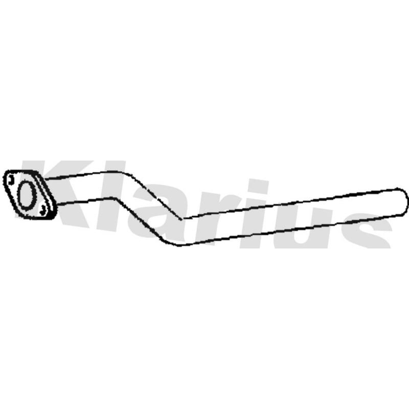 Klarius Exhaust Pipe OD fits Renault Clio III 2005-2014 1.2 1.5