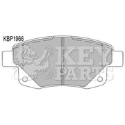 Key Parts 4 x Rear Brake Pad Set fits Ford Transit 2006-2014 2.2 2.3 2.4 3.2