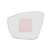 Apec Exterior Wing Mirror Glass Left fits Skoda Octavia III 2012-2020