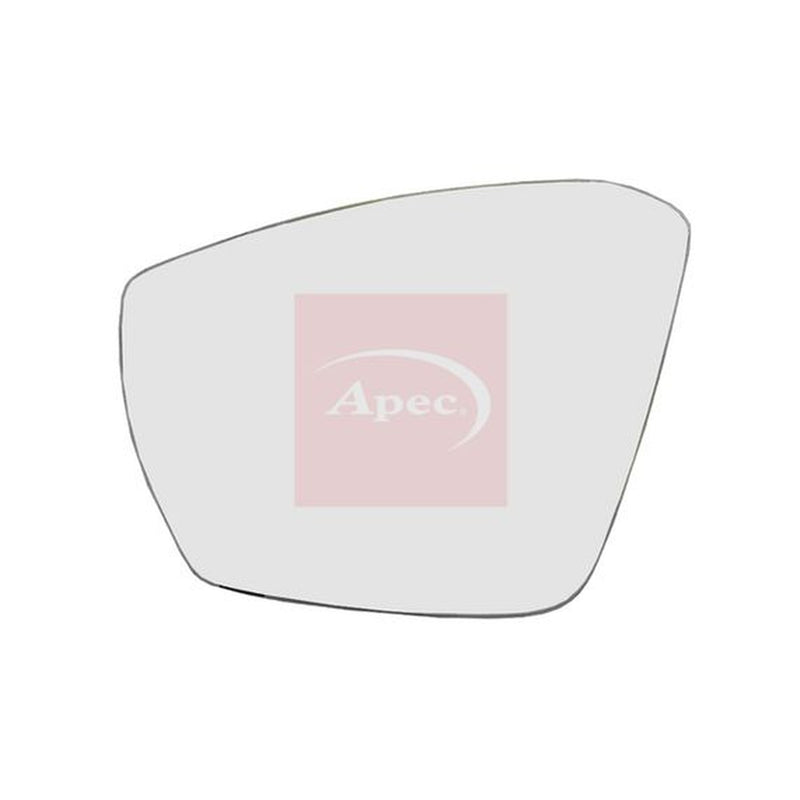 Apec Exterior Wing Mirror Glass Left fits Skoda Octavia III 2012-2020