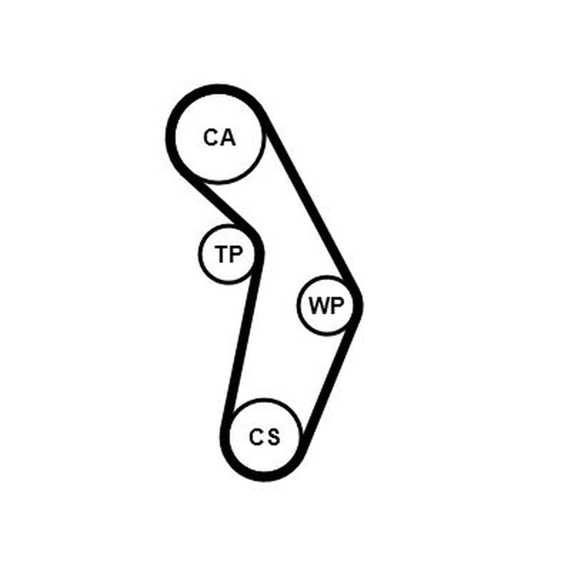 Continental CTAM Timing Belt Cambelt 112 Teeth fits Chrysler Neon 1994-1999