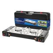 Leisureiwze Gourmet2 Double burner portable gas Cooking stove Leisurewize - Dynamic Drive
