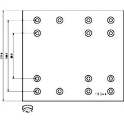 Textar Textar Cv Brake Lining Set 1934401 1934401