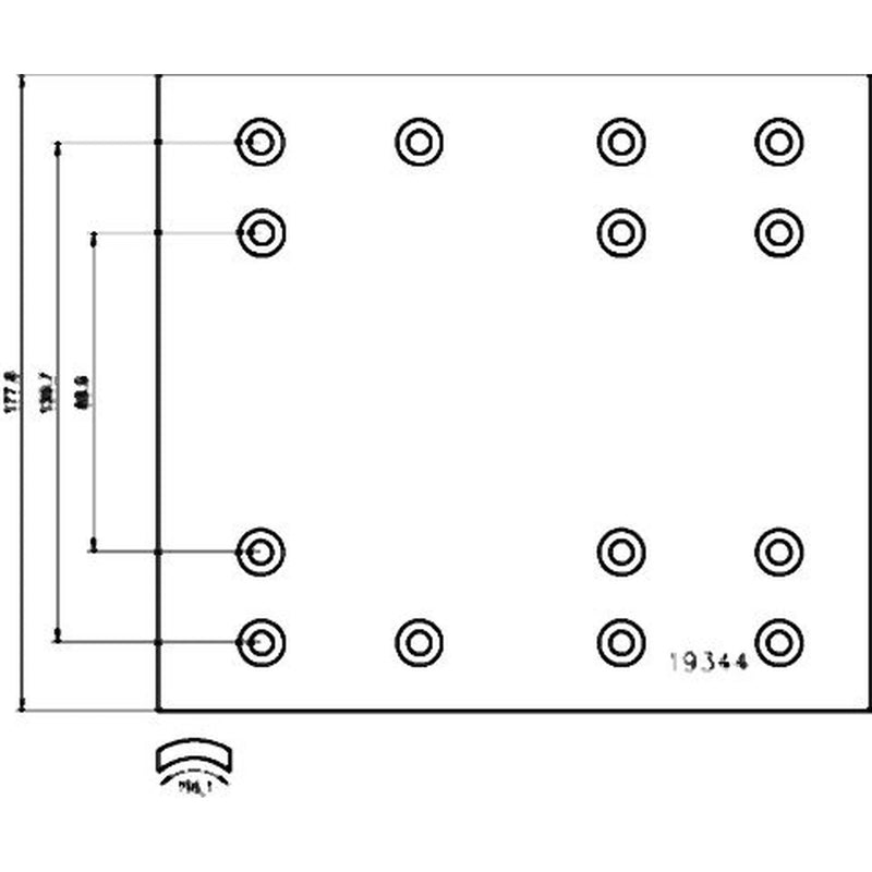 Textar Textar Cv Brake Lining Set 1934401 1934401