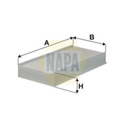 NAPA Cabin Air Filter (Pollen Filter) fits BMW 1 2019-2020