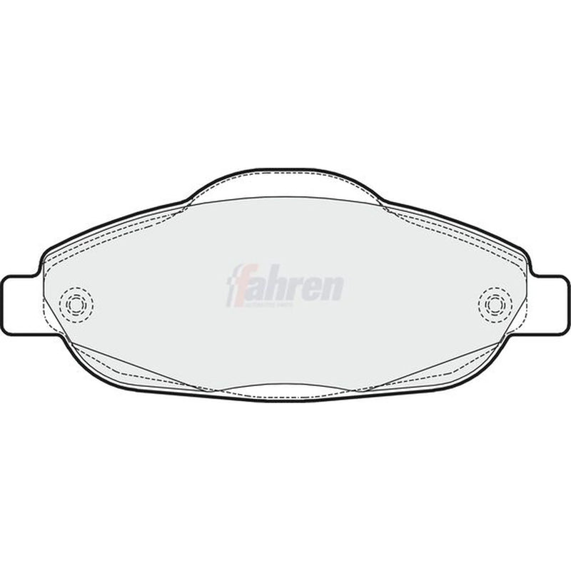 Fahren Front Brake Pad Set FBP3098