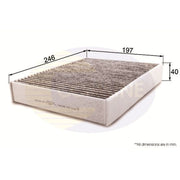Comline Cabin Air Filter (Pollen Filter) EKF323A