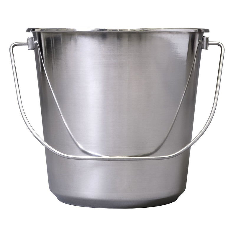 Sealey Mop Bucket 12L Stainless Steel BM8L Sealey - Dynamic Drive