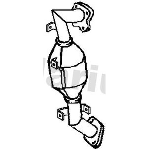 Klarius Catalyst Type Approved With Pipe fits Toyota Auris 2006-2012 1.6 2.0