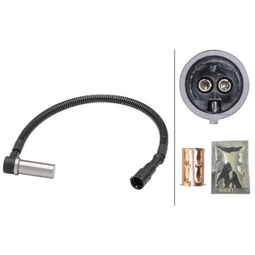 Hella ABS Wheel Speed Sensor Rear fits Iveco Turbostar 1987-1993