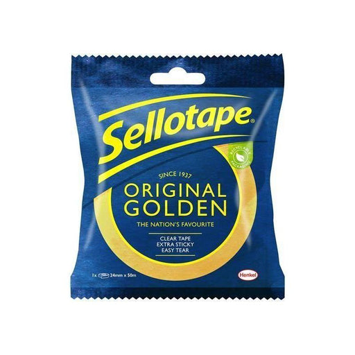 Sellotape Original Golden Sticky Tape - 1 Roll 24mm x 50m Sellotape - NN4 Online