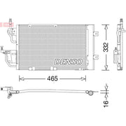 Denso Air Conditioning Condenser DCN20037