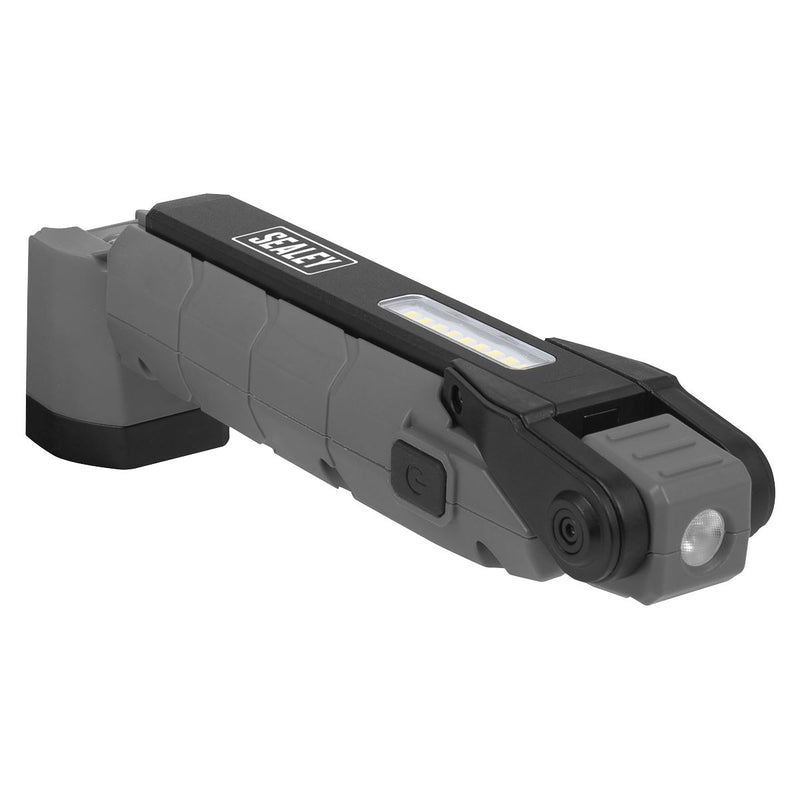 Sealey Rechargeable 360 Inspection Light 10W & 2 x 4W SMD LED - Grey LED3605GR Sealey - Dynamic Drive