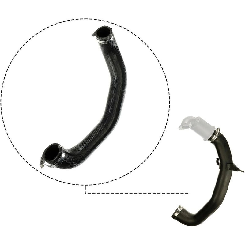 Gates Intercooler Turbo Charge Air Hose 620mm fits Ford Ecosport 2013 on 1.0
