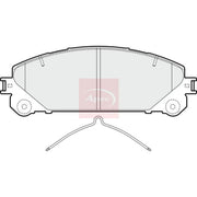 Apec Front Brake Pad Set fits Lexus Es 2018 on