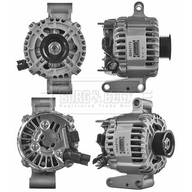 Borg & Beck Car Alternator 12V fits Ford Mondeo 2000-2007 1.8 2.0 2.2 2.5