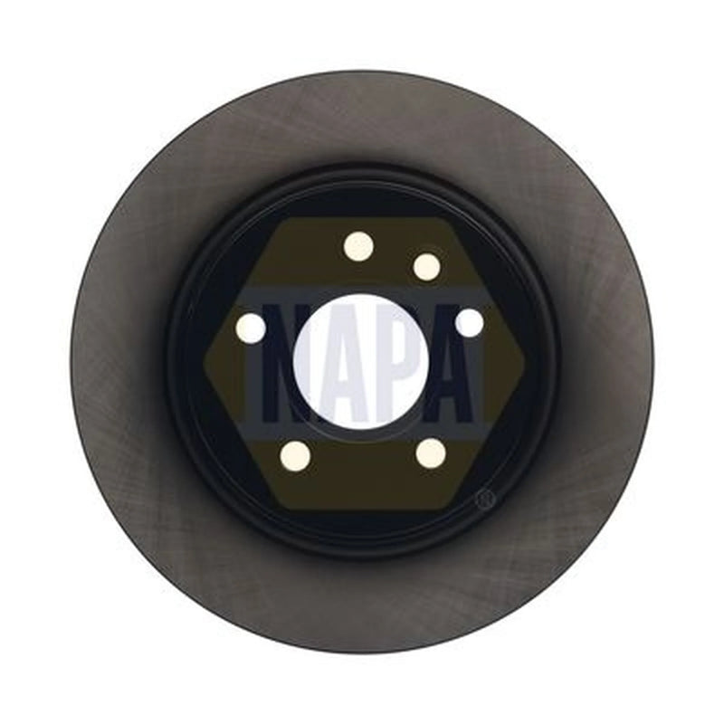 NAPA 2 x Solid Rear Brake Discs NBD5356-x2