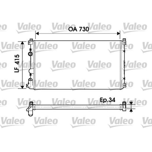 Valeo Engine Radiator 732918
