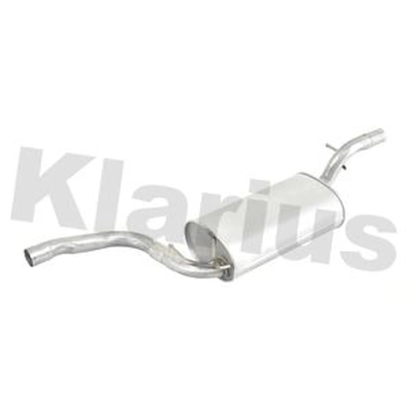 Klarius Box With Centre Pipe Centre fits Ford C-Max 2007-2010 1.6 1.8 2.0