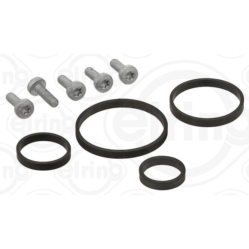 Elring Oil Cooler Gasket Set fits VW Multivan 2003-2009 2.5