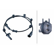 Hella ABS Wheel Speed Sensor Rear 6PU 358 268-031