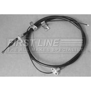First Line Handbrake Cable Left Rear fits Nissan Navara 1998-2001 2.5