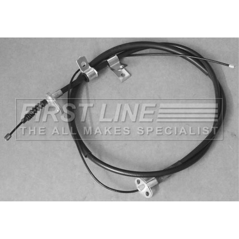 First Line Handbrake Cable Left Rear fits Nissan Navara 1998-2001 2.5