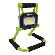 Sealey Rechargeable Portable Fold Flat Floodlight 10W COB LED Lithium-ion Sealey - Dynamic Drive