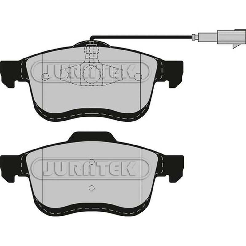 Juratek Front Brake Pad Set fits Chrysler Delta 2011 on 2.0