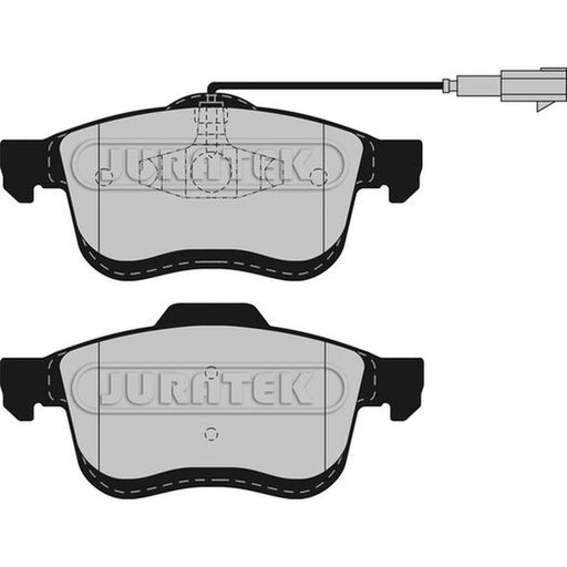 Juratek Front Brake Pad Set fits Chrysler Delta 2011 on 2.0