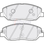 Fahren Front Brake Pad Set FBP3222