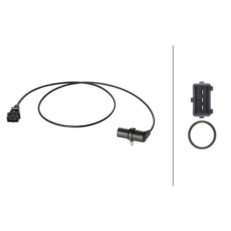 Hella Crankshaft Position Sensor fits Chevrolet Captiva 2006-2011 2.4