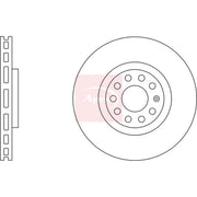 Apec 2 x Vented Front Brake Discs DSK2285-x2