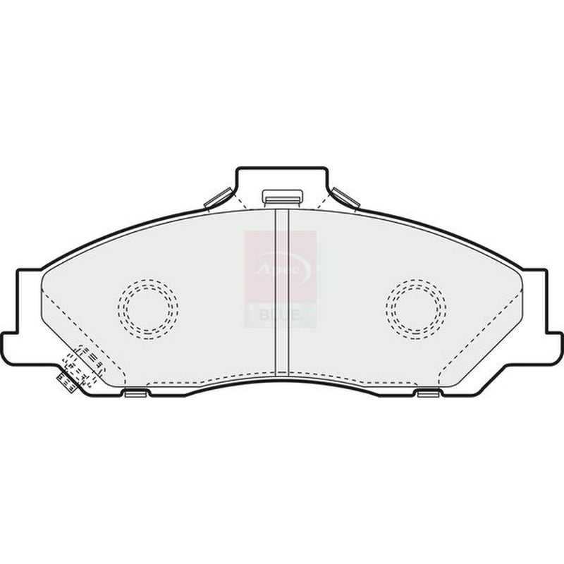 Apec Front Brake Pad Set fits Ford Ranger 1999-2012 2.5