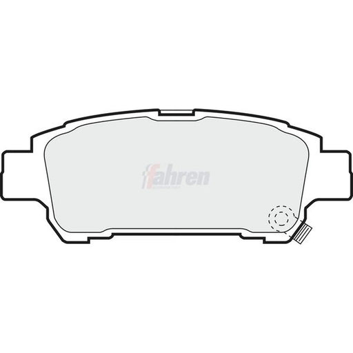 Fahren Rear Brake Pad Set FBP3545