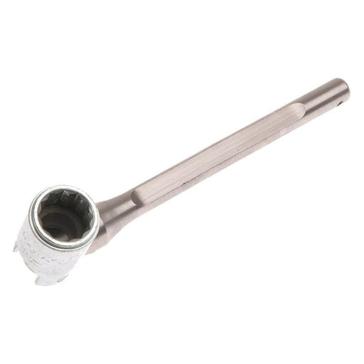 Priory 383B Scaffold Spanner Stainless Steel Bi-Hex 7/16W Flat Handle Priory - Dynamic Drive
