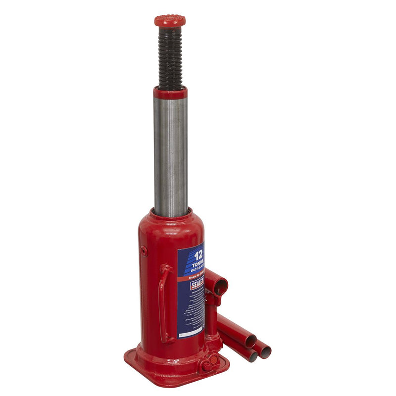 Sealey Bottle Jack 12 Tonne SJ12 Sealey - Dynamic Drive