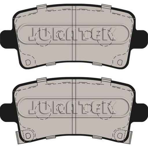 Juratek Rear Brake Pad Set fits Opel Insignia A 2008-2017 1.4 1.6 1.8 2.0 2.8